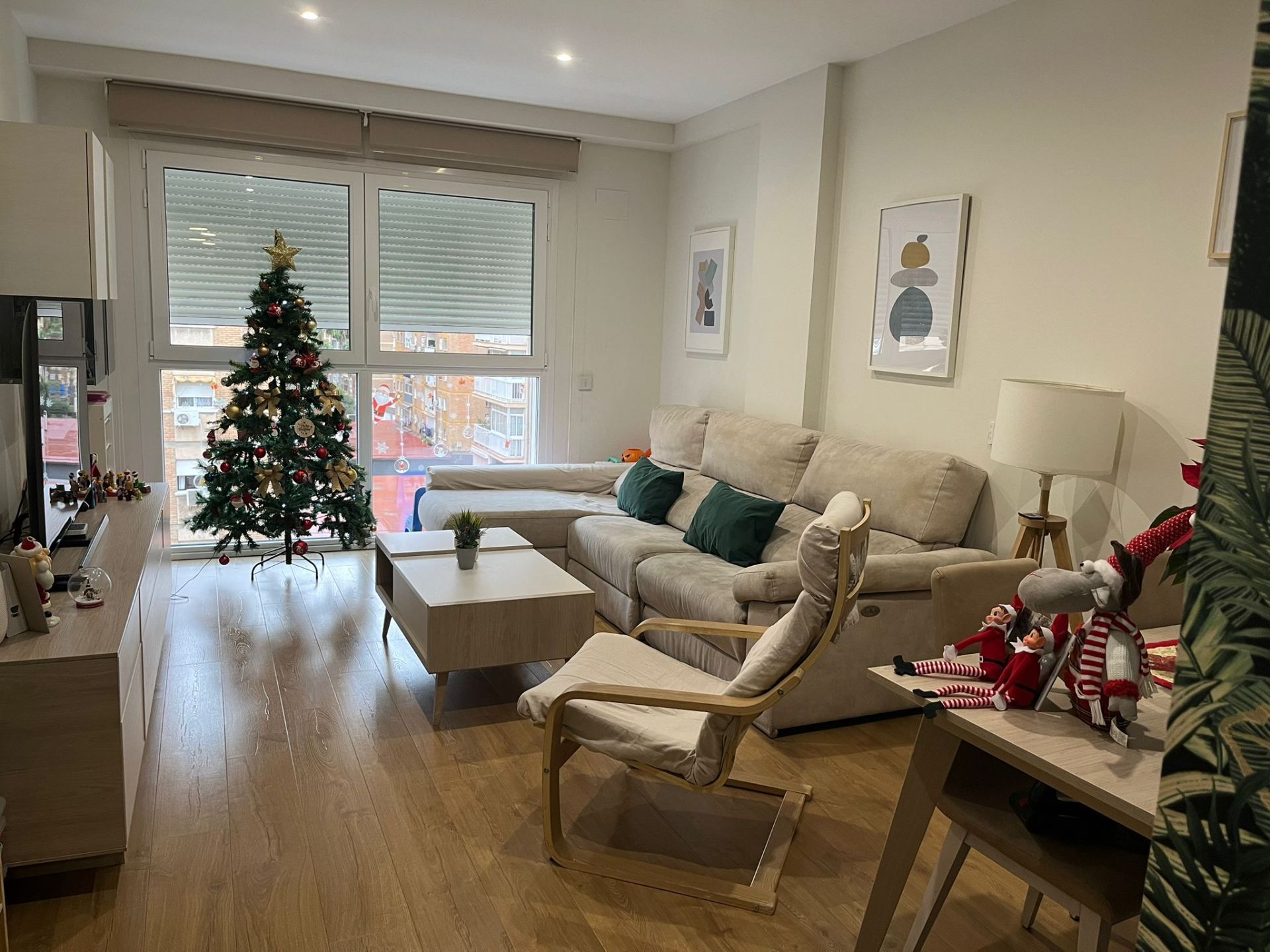 Living room of Flat for sale in Málaga Capital  with Air Conditioner, Heating and Storage room