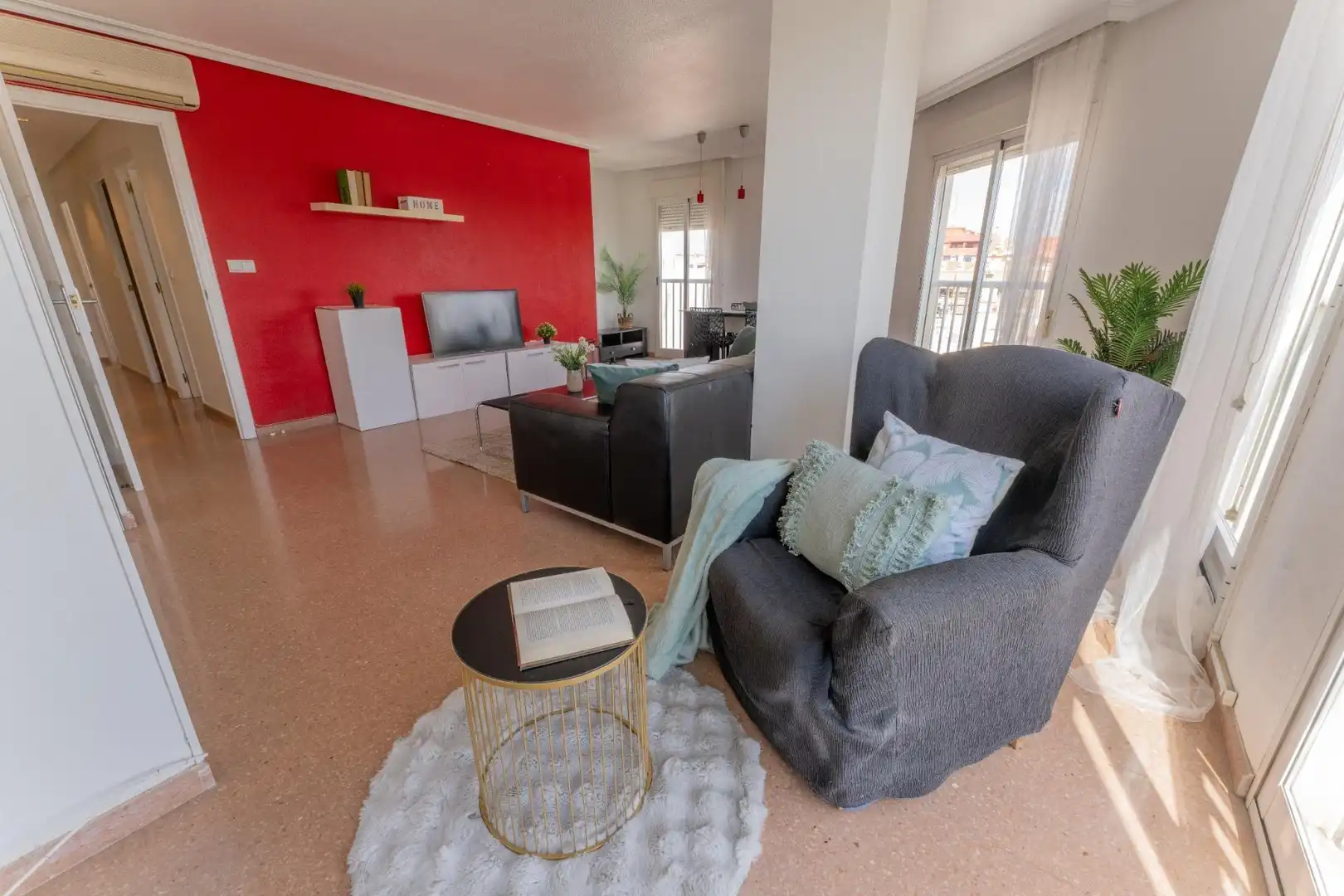 Sala de estar de Piso en venta en Elche / Elx con Aire acondicionado y Balcón