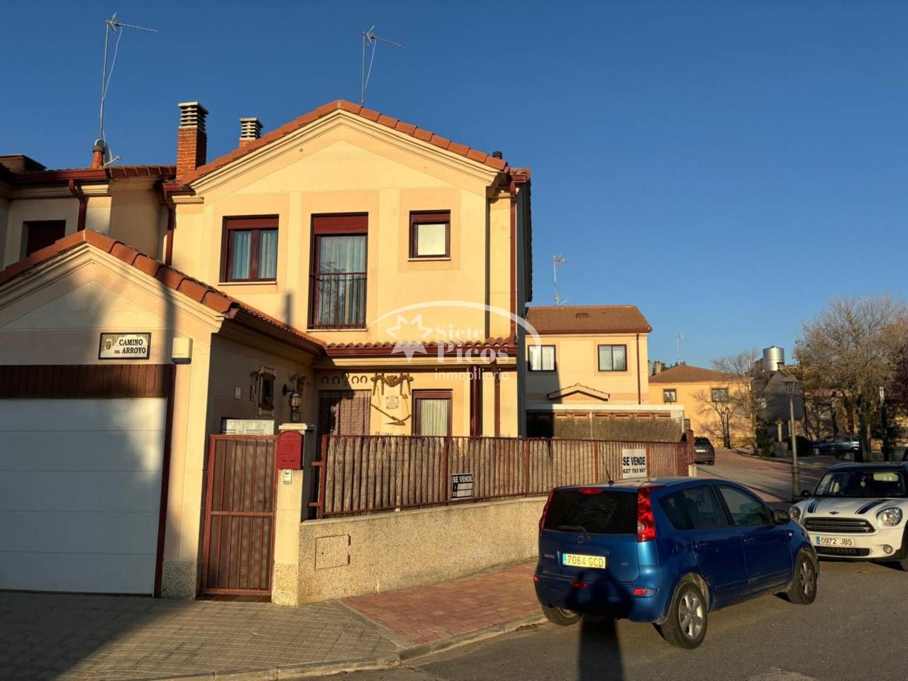 Exterior view of Single-family semi-detached for sale in Valseca  with Heating, Private garden and Parquet flooring