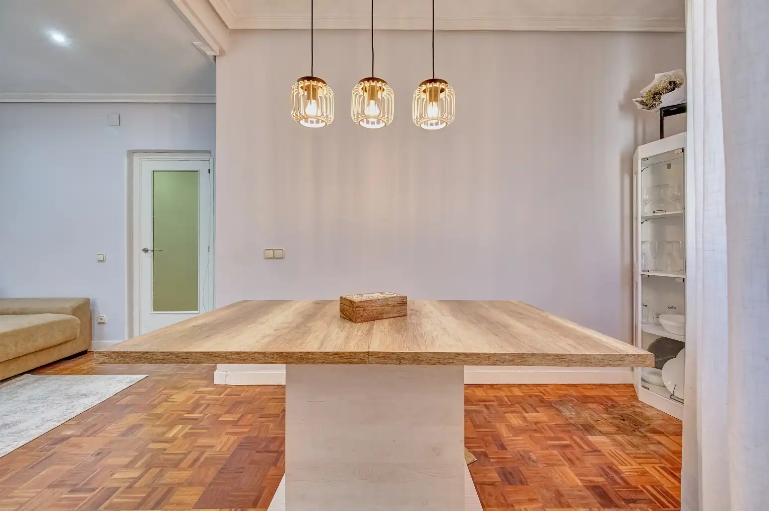 Dining room of Flat for sale in Burlada / Burlata  with Heating and Parquet flooring