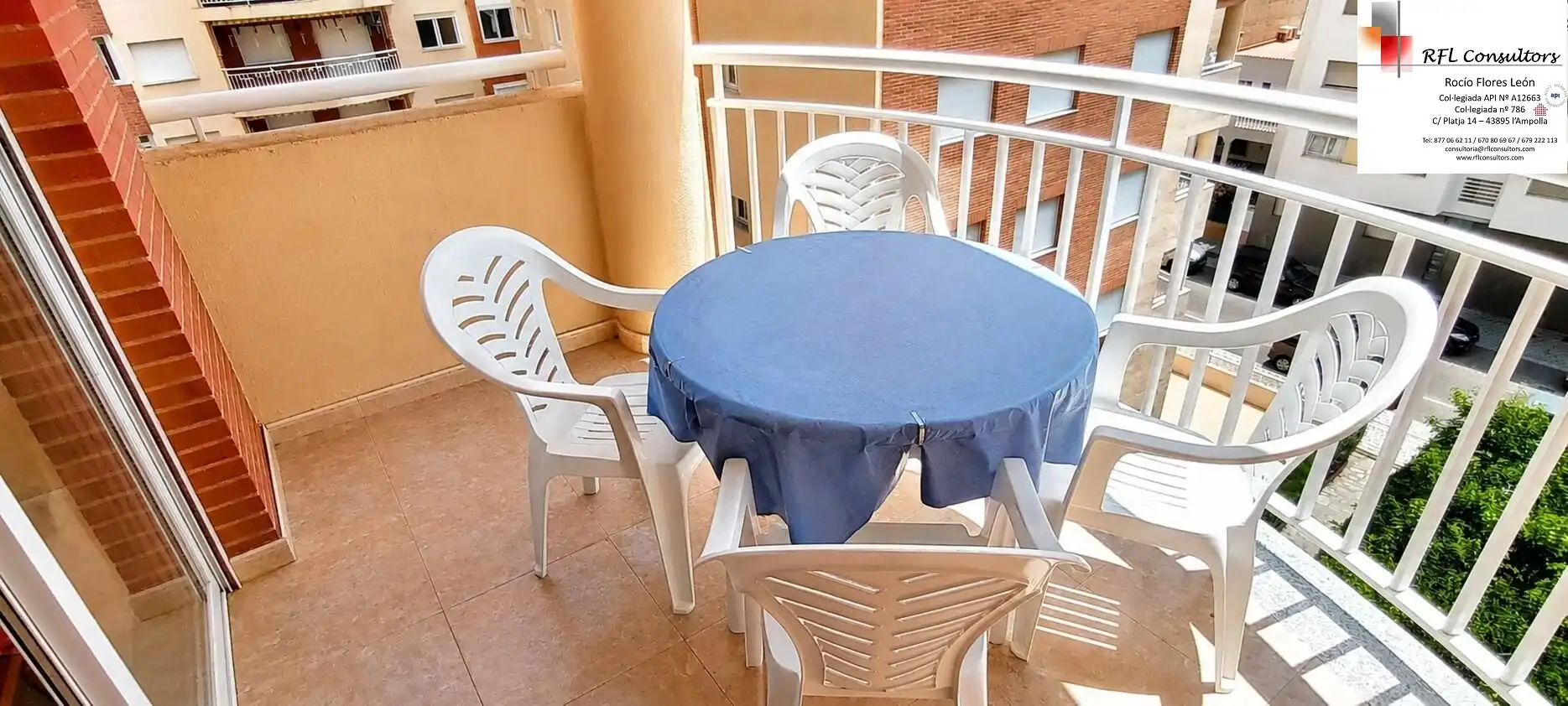 Terrasse von Wohnungen zum Verkauf in Torreblanca mit Privatgarten, Terrasse und Abstellraum