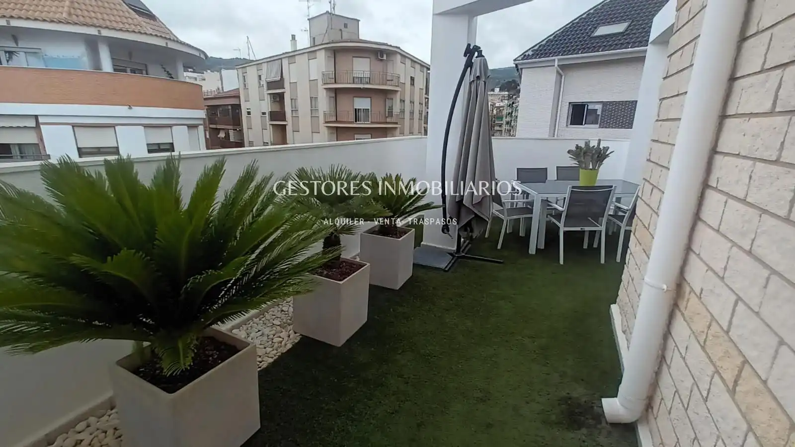 Terrasse von Dachboden zum Verkauf in Ibi mit Klimaanlage, Heizung und Terrasse
