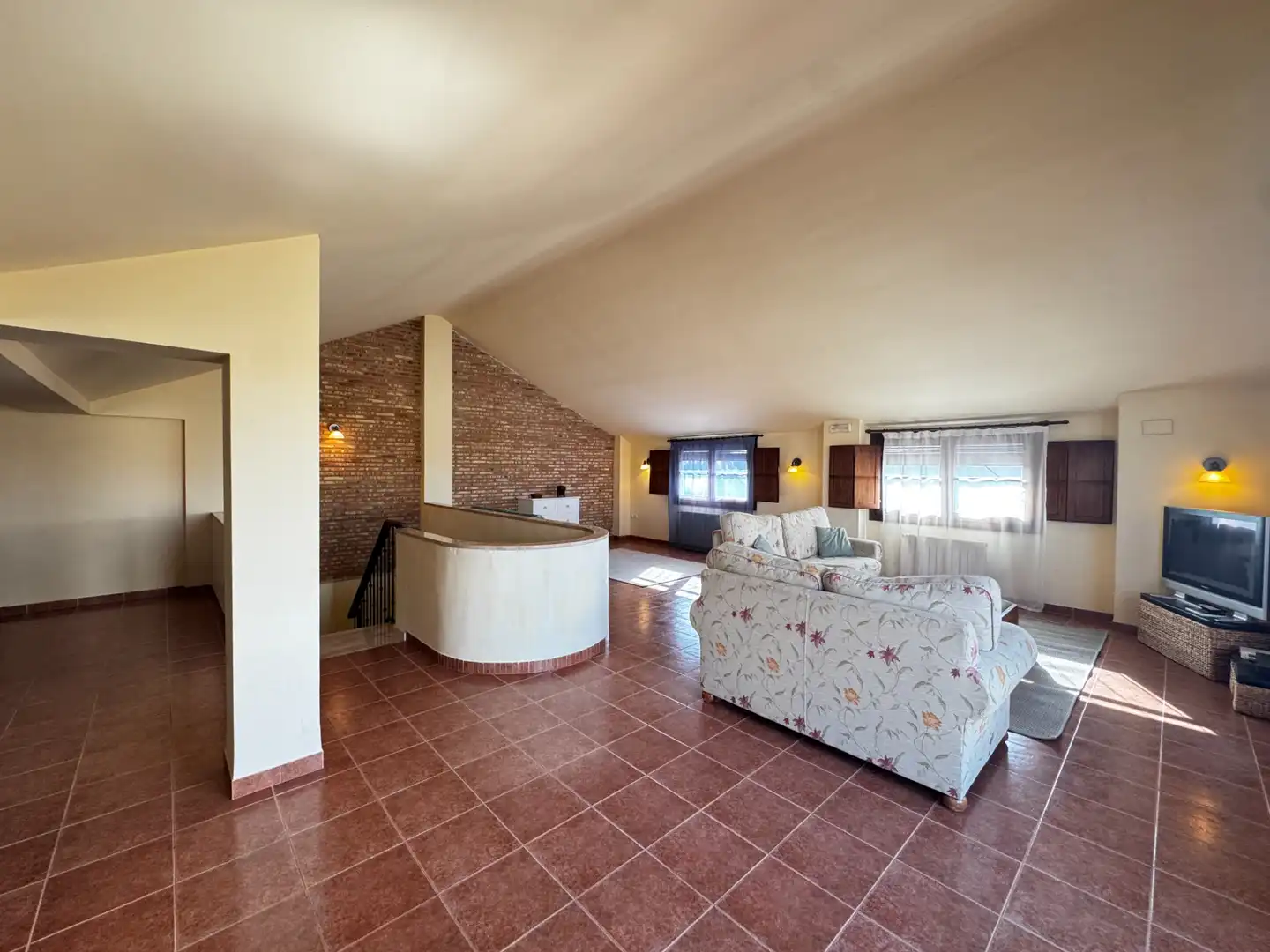 Wohnzimmer von Einfamilien-Reihenhaus zum Verkauf in Canet d'En Berenguer mit Klimaanlage, Heizung und Terrasse