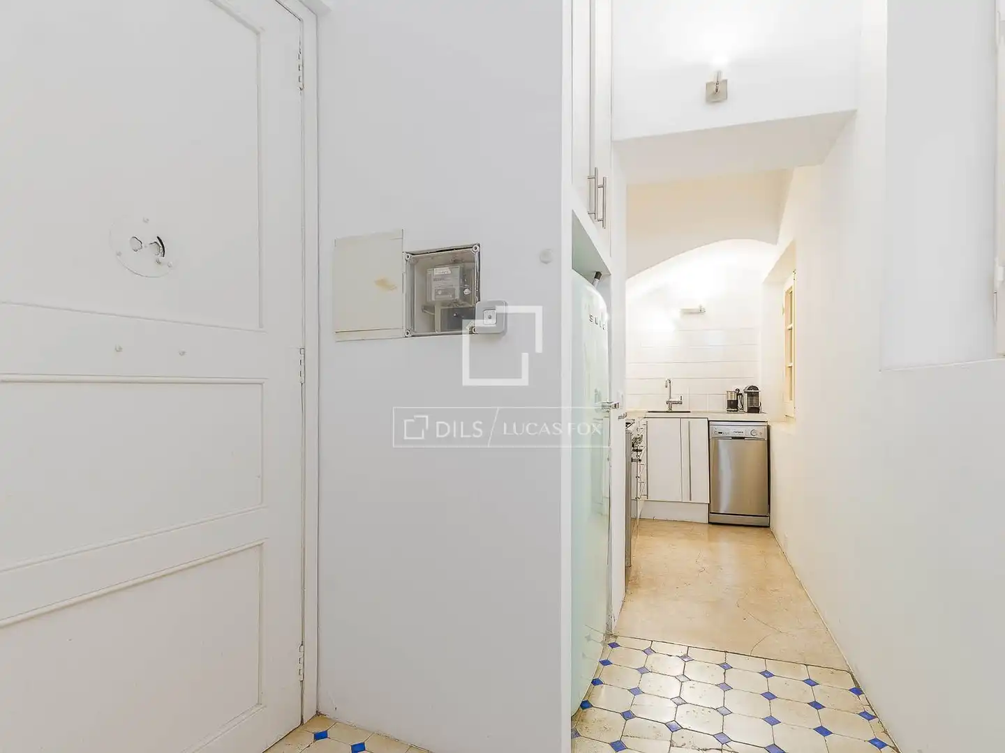 Kitchen of Flat for sale in Barcelona  with Air Conditioner, Terrace and Balcony