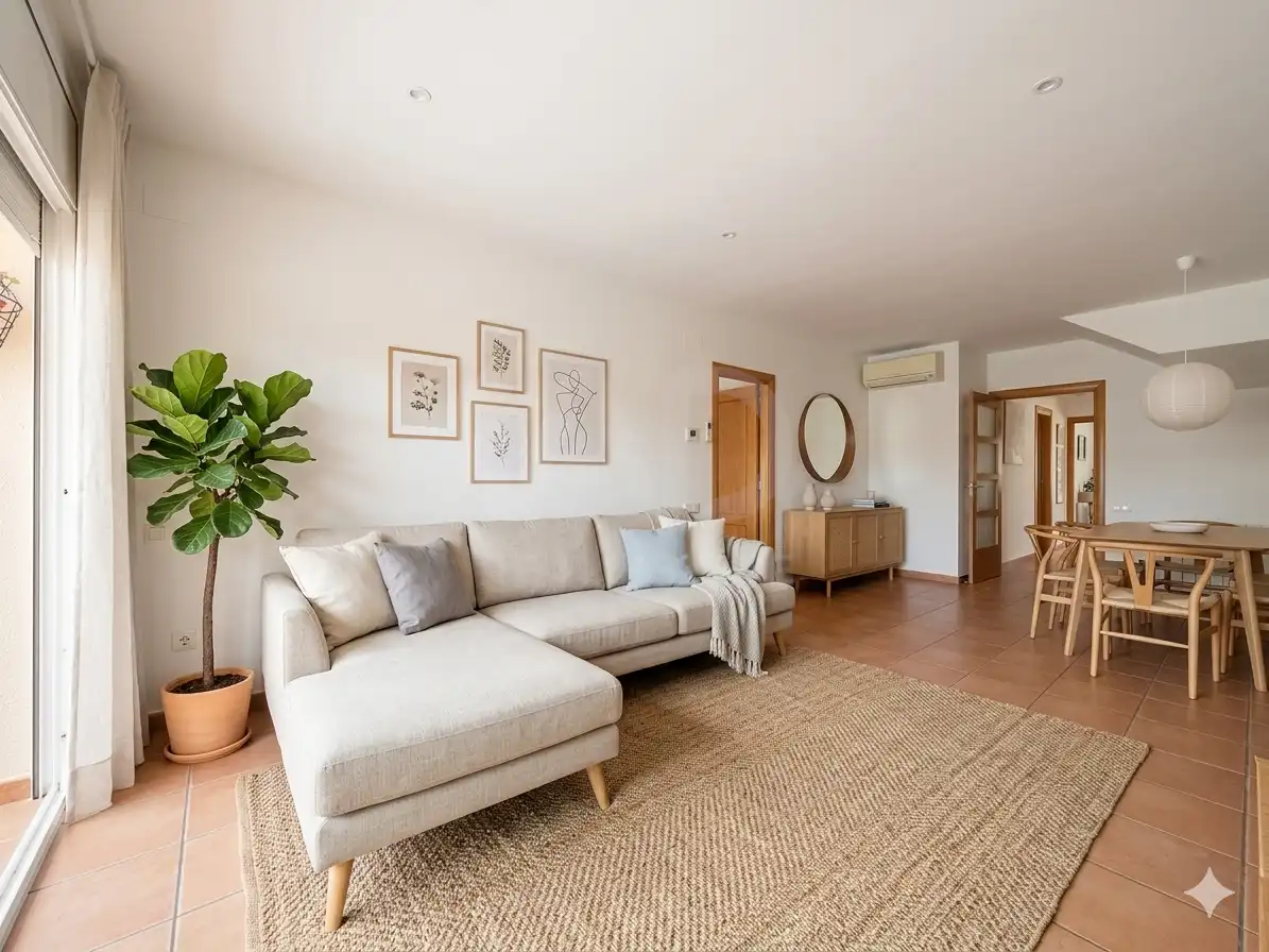 Living room of Detached homes for sale in Sant Jaume dels Domenys  with Air Conditioner and Heating