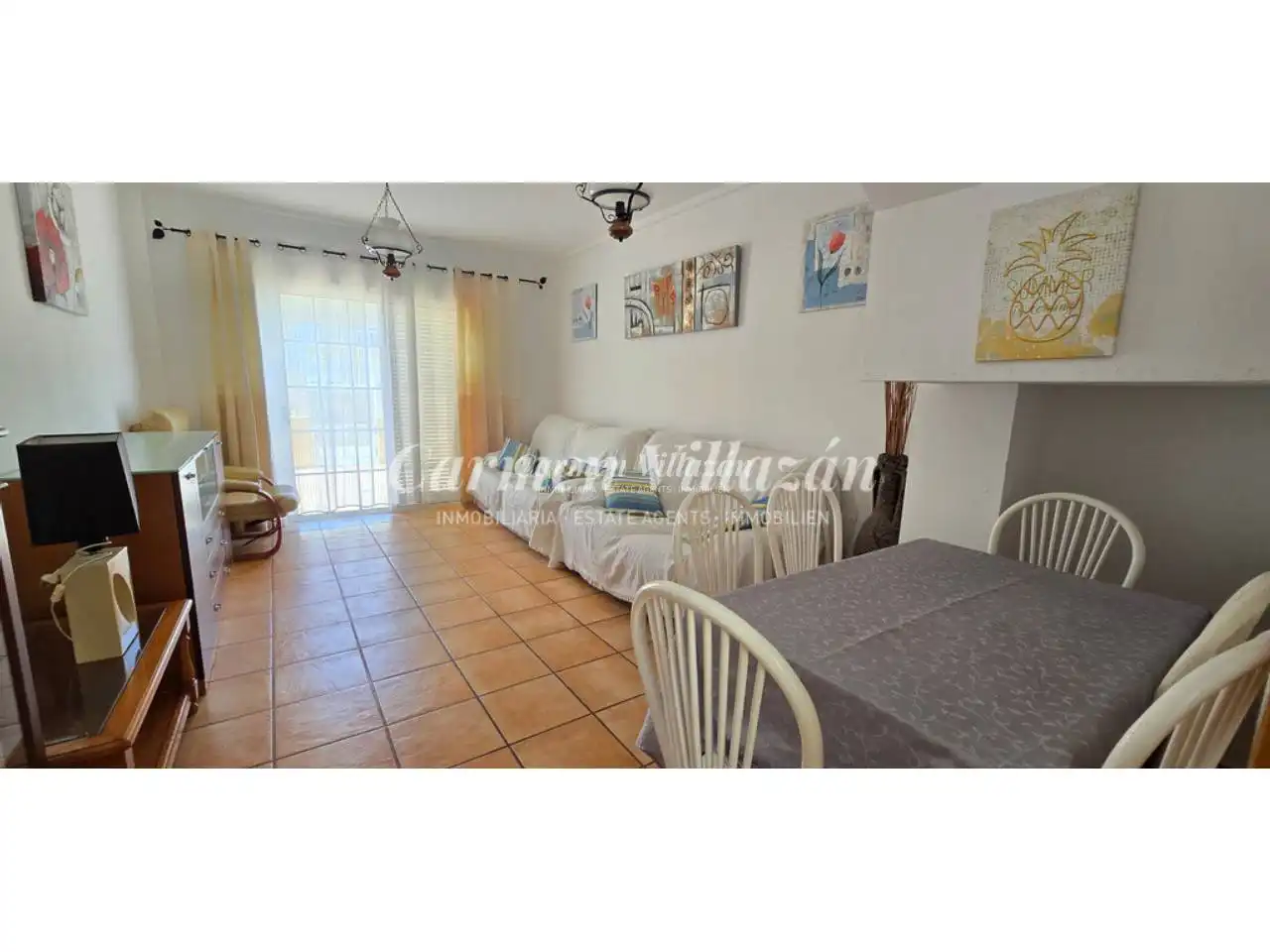 Sala de estar de Apartamento en venta en Antigua con Terraza, Amueblado y Balcón
