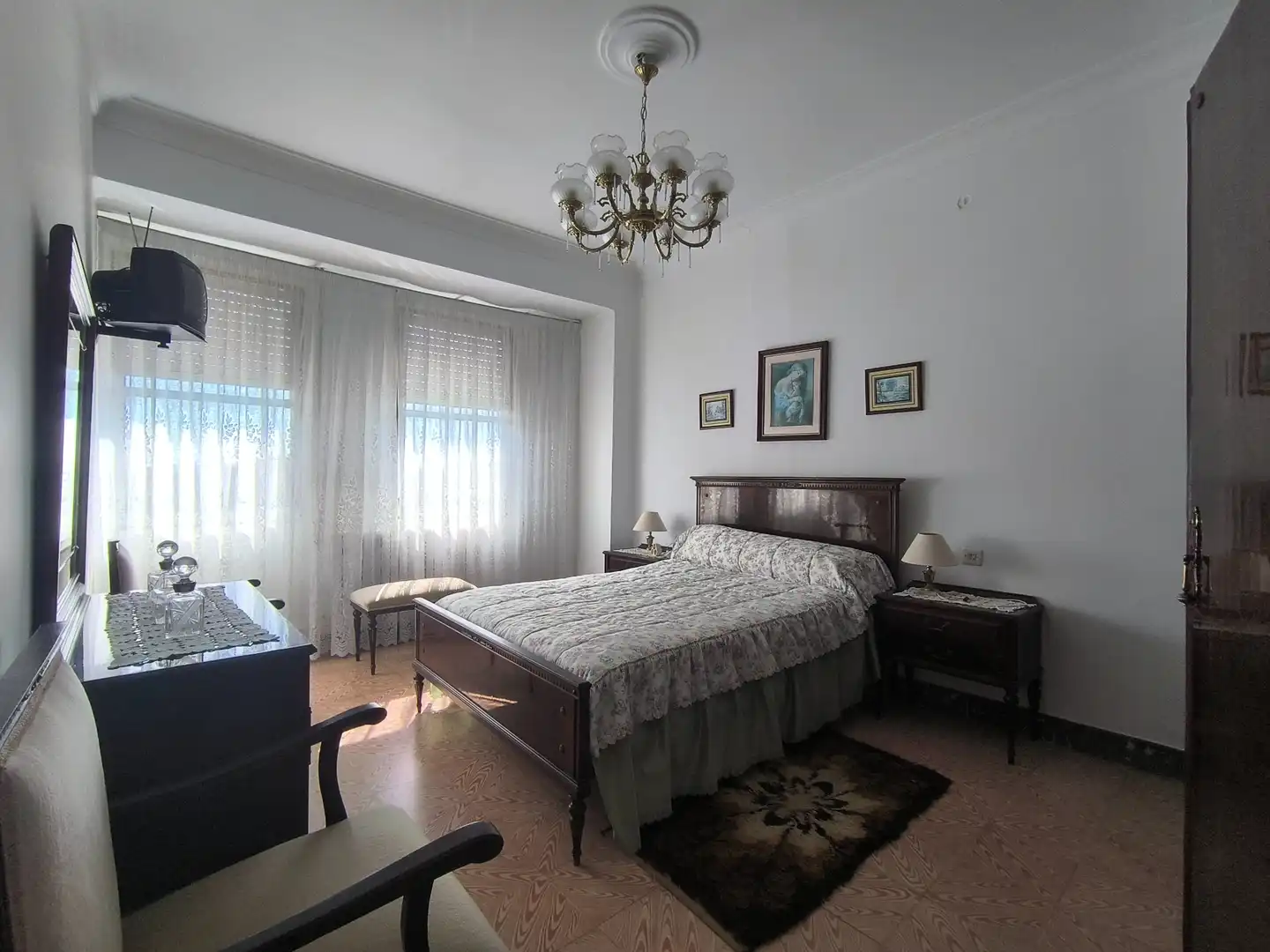 Bedroom of Houses for sale in Ferrol  with Heating, Private garden and Furnished
