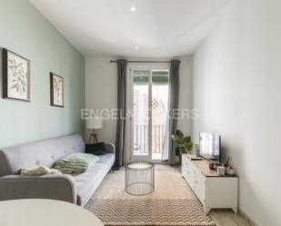 Sala d'estar de Apartament en venda en  Barcelona Capital amb Terrassa i Balcó