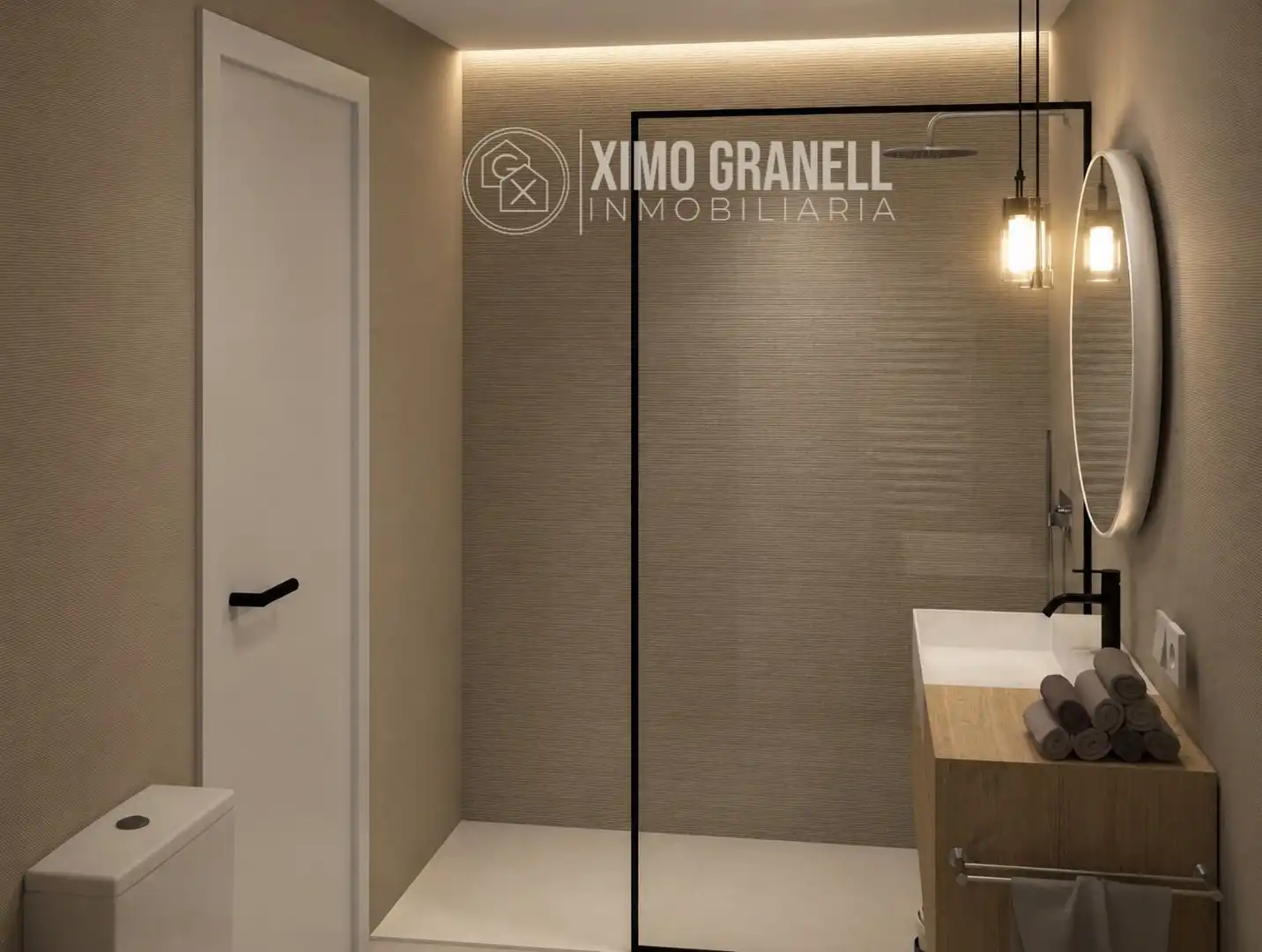 Badezimmer von Wohnung zum Verkauf in La Vall d'Uixó mit Klimaanlage und Heizung