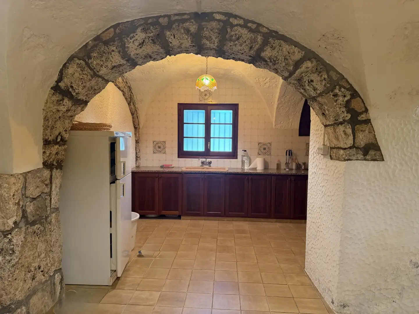 Cuina de Finca rústica en venda en Banyoles amb Calefacció, Terrassa i Traster