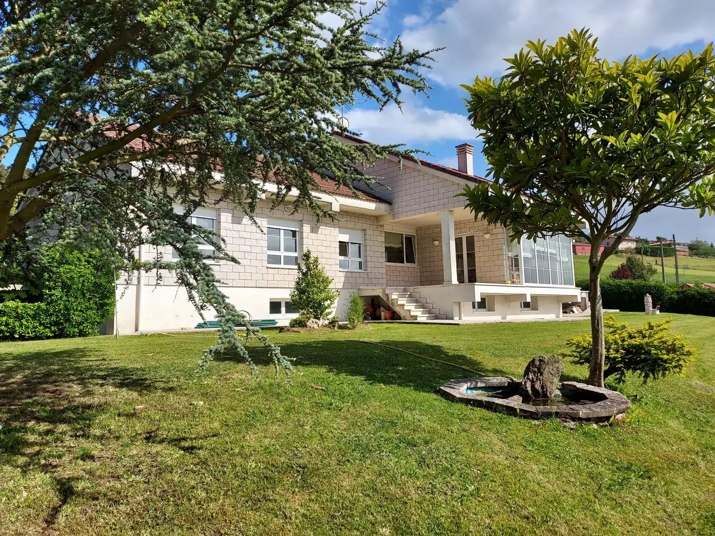 Garden of Houses for sale in Castrillón  with Heating, Private garden and Parquet flooring