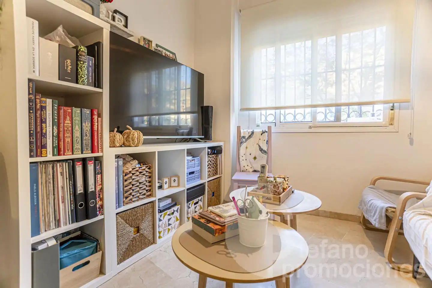 Sala d'estar de Planta baixa en venda en Málaga amb Aire condicionat i Moblat