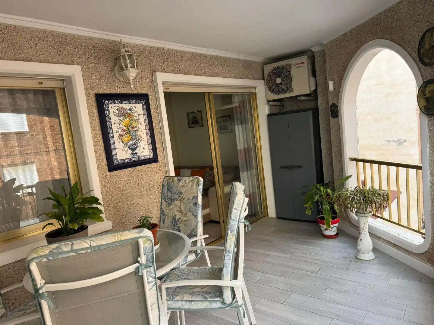Balcony of Apartments for sale in Torrevieja  with Air Conditioner, Furnished and Alarm