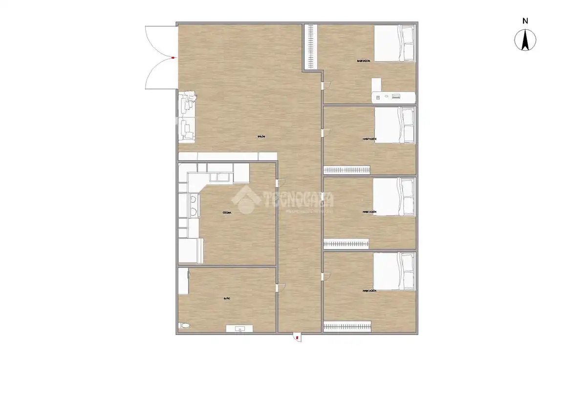 Flat for sale in Toledo  with Balcony