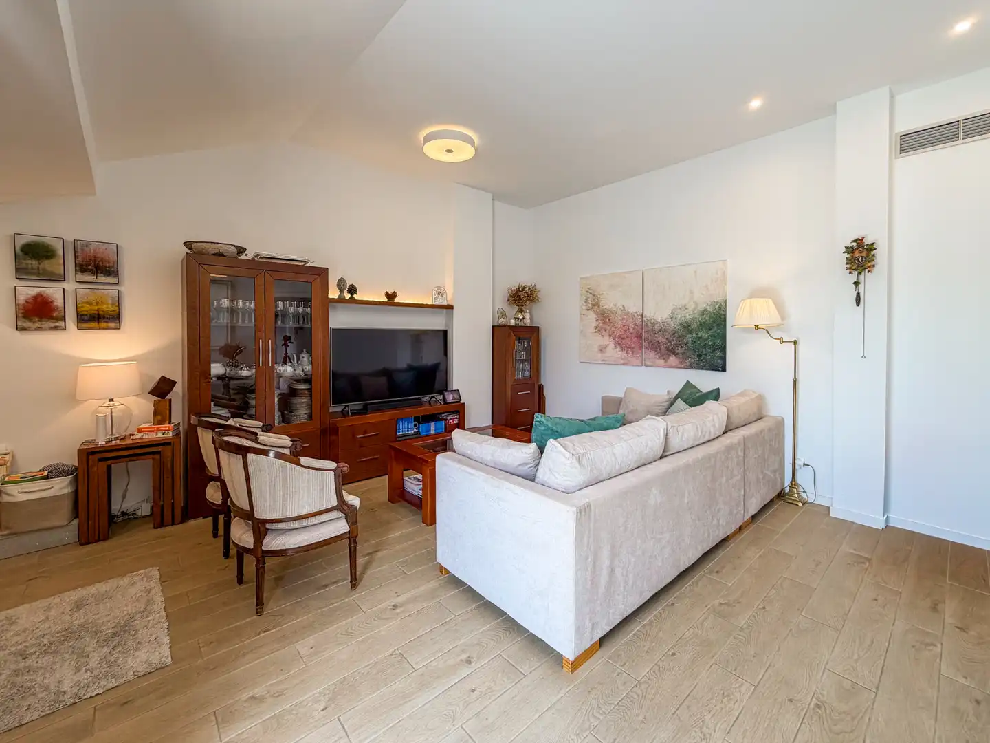 Sala d'estar de Àtic en venda en Torrelodones amb Aire condicionat, Calefacció i Terrassa