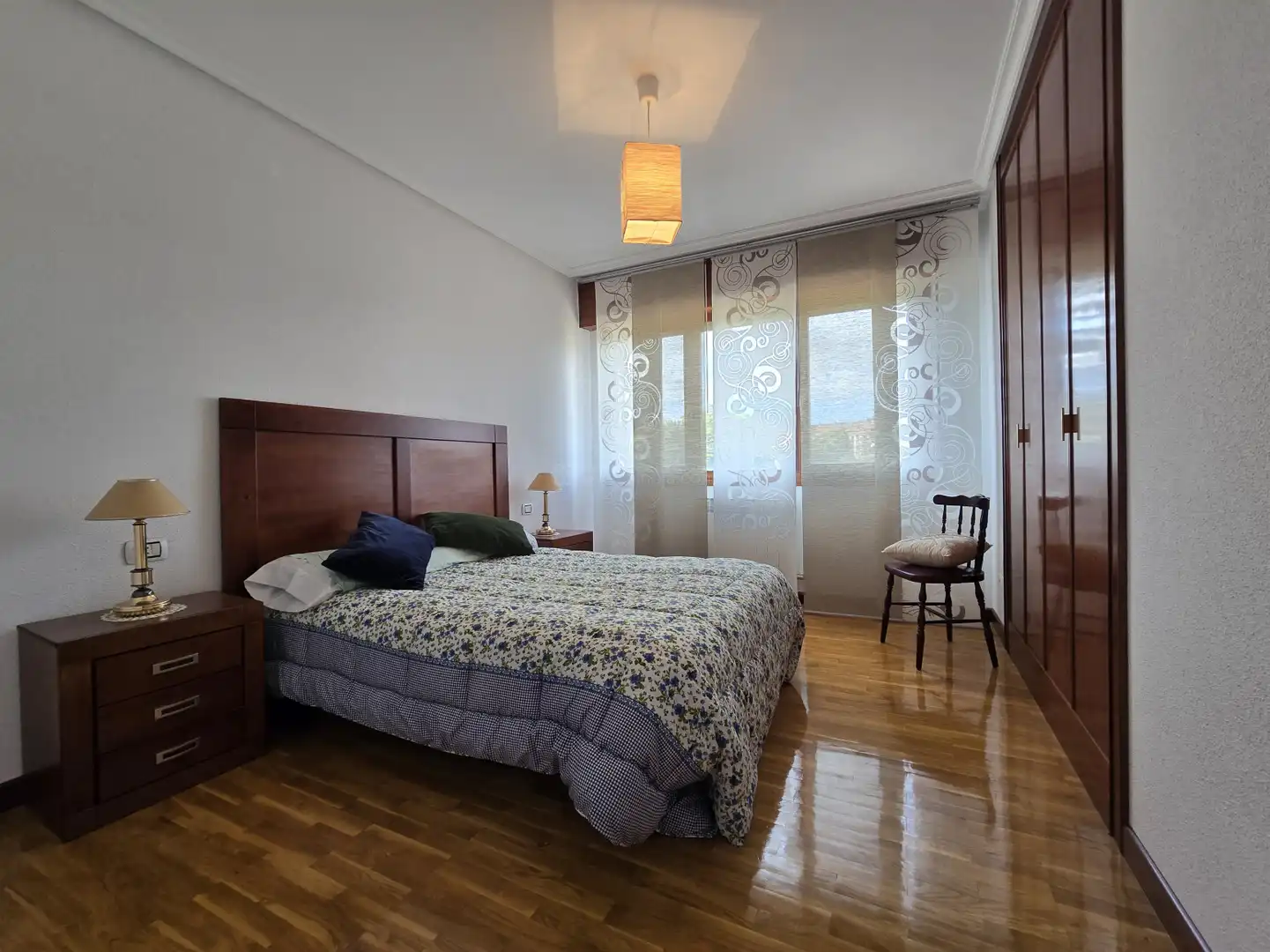 Bedroom of Flat for sale in  Logroño  with Heating, Parquet flooring and Storage room
