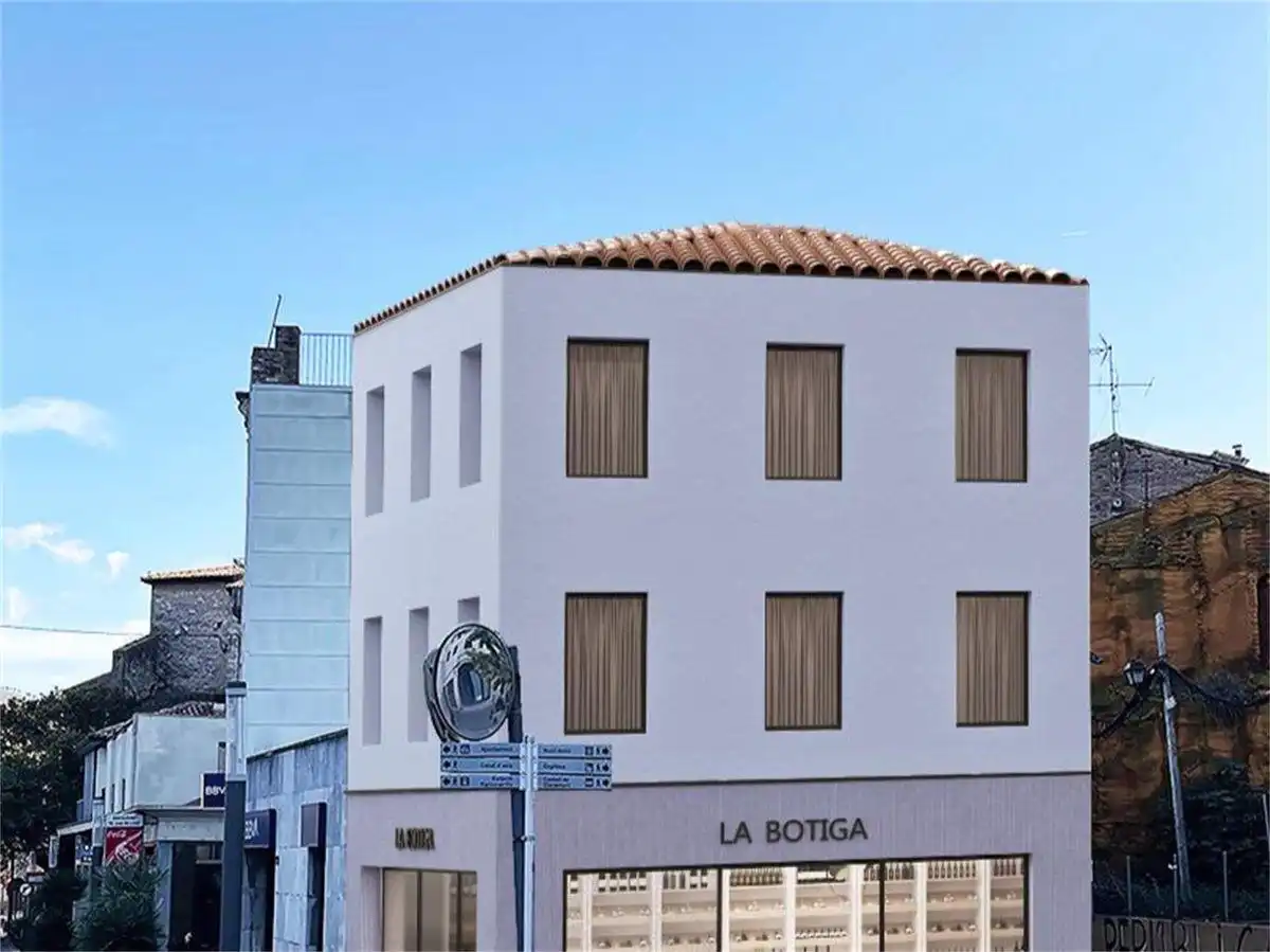 Exterior view of Industrial buildings for sale in La Pobla de Claramunt