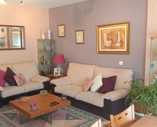 Living room of Flat for sale in A Coruña Capital   with Heating, Parquet flooring and Terrace