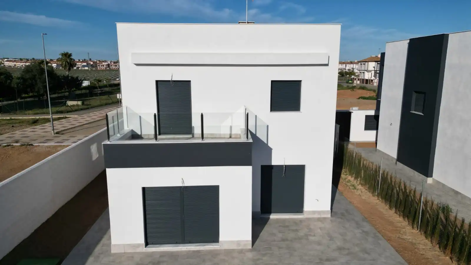 Vista exterior de Casa o chalet en venta en Alcalá del Río con Calefacción, Jardín privado y Terraza