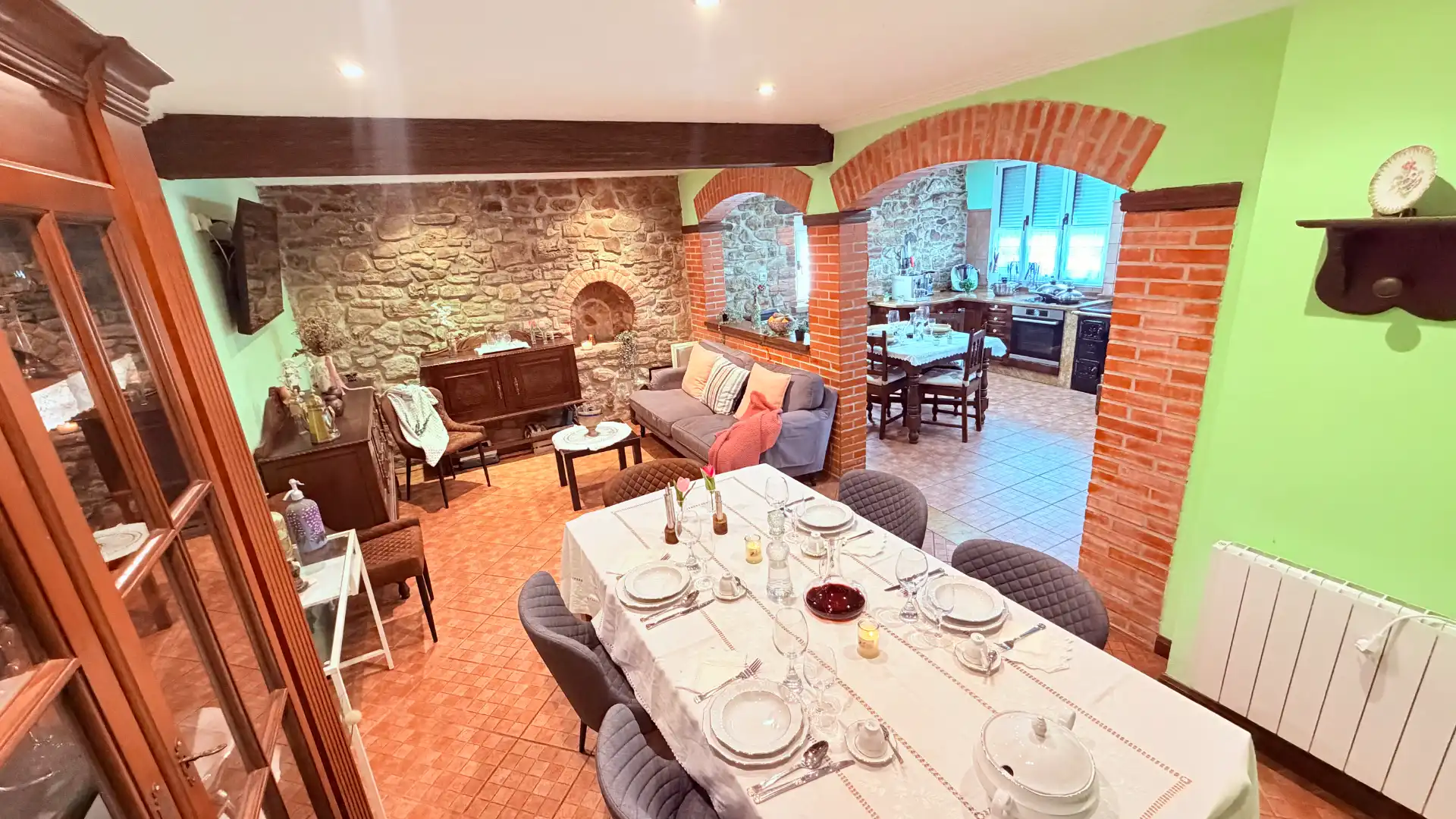 Dining room of Country homes for sale in Corvera de Asturias  with Heating, Private garden and Terrace