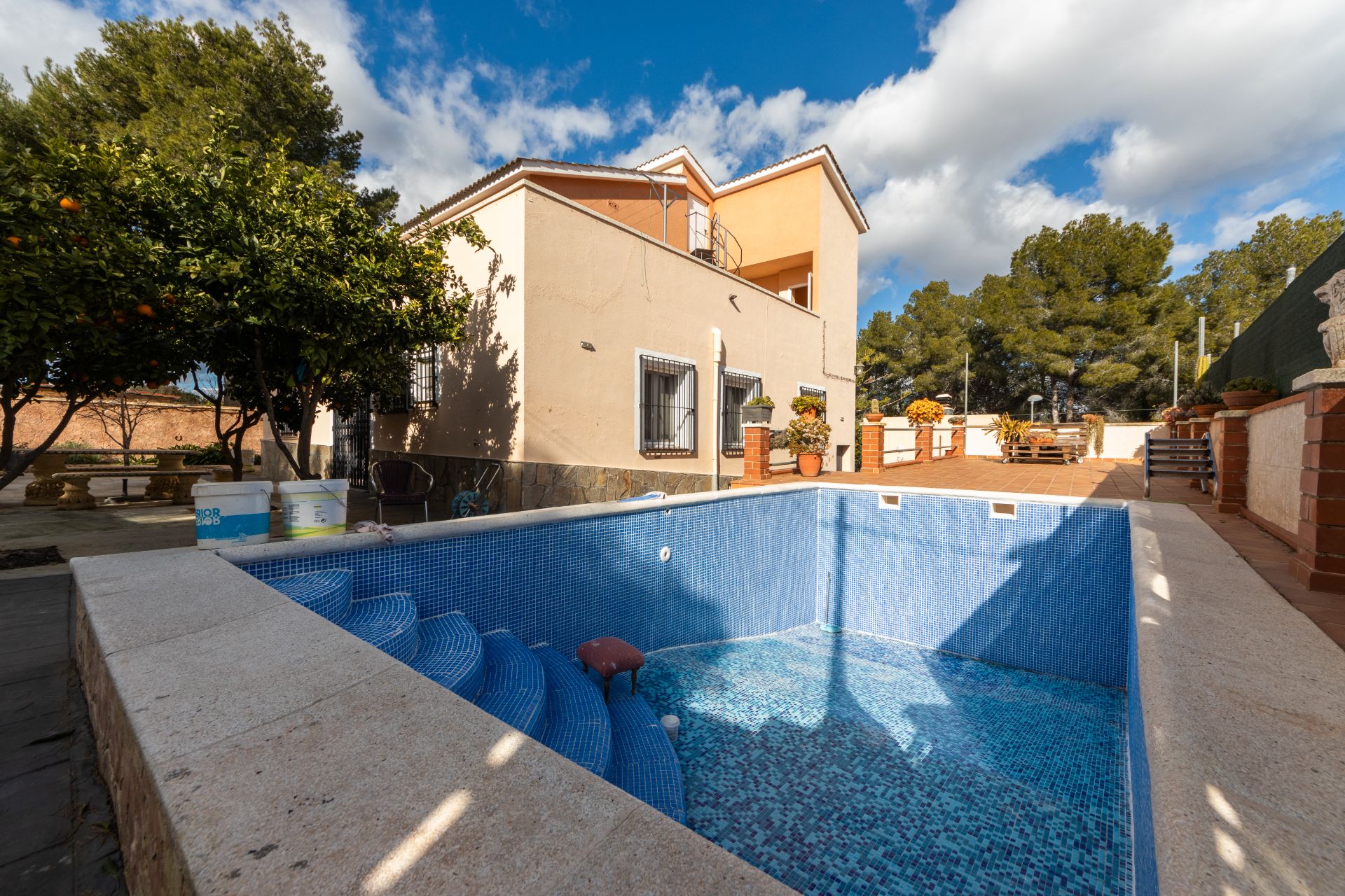 Swimming pool of House or chalet for sale in El Catllar   with Air Conditioner, Heating and Private garden