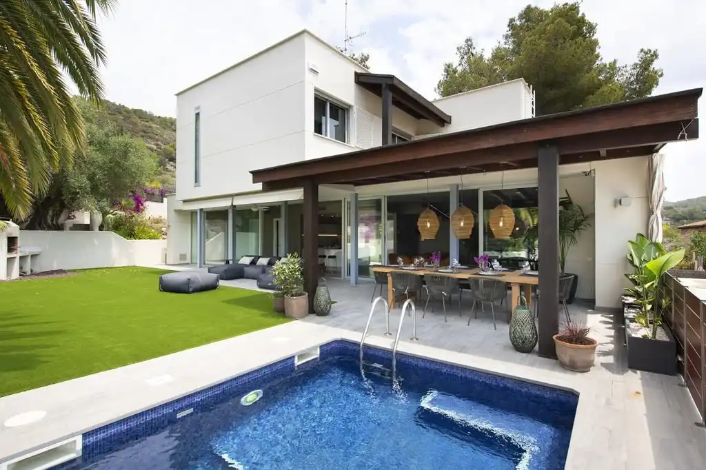 Terrace of Houses for sale in Sant Pere de Ribes  with Air Conditioner, Heating and Private garden