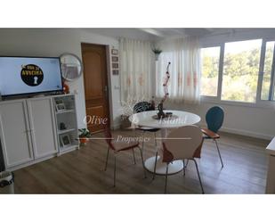 Menjador de Estudi de lloguer en Calvià amb Aire condicionat, Jardí privat i Moblat