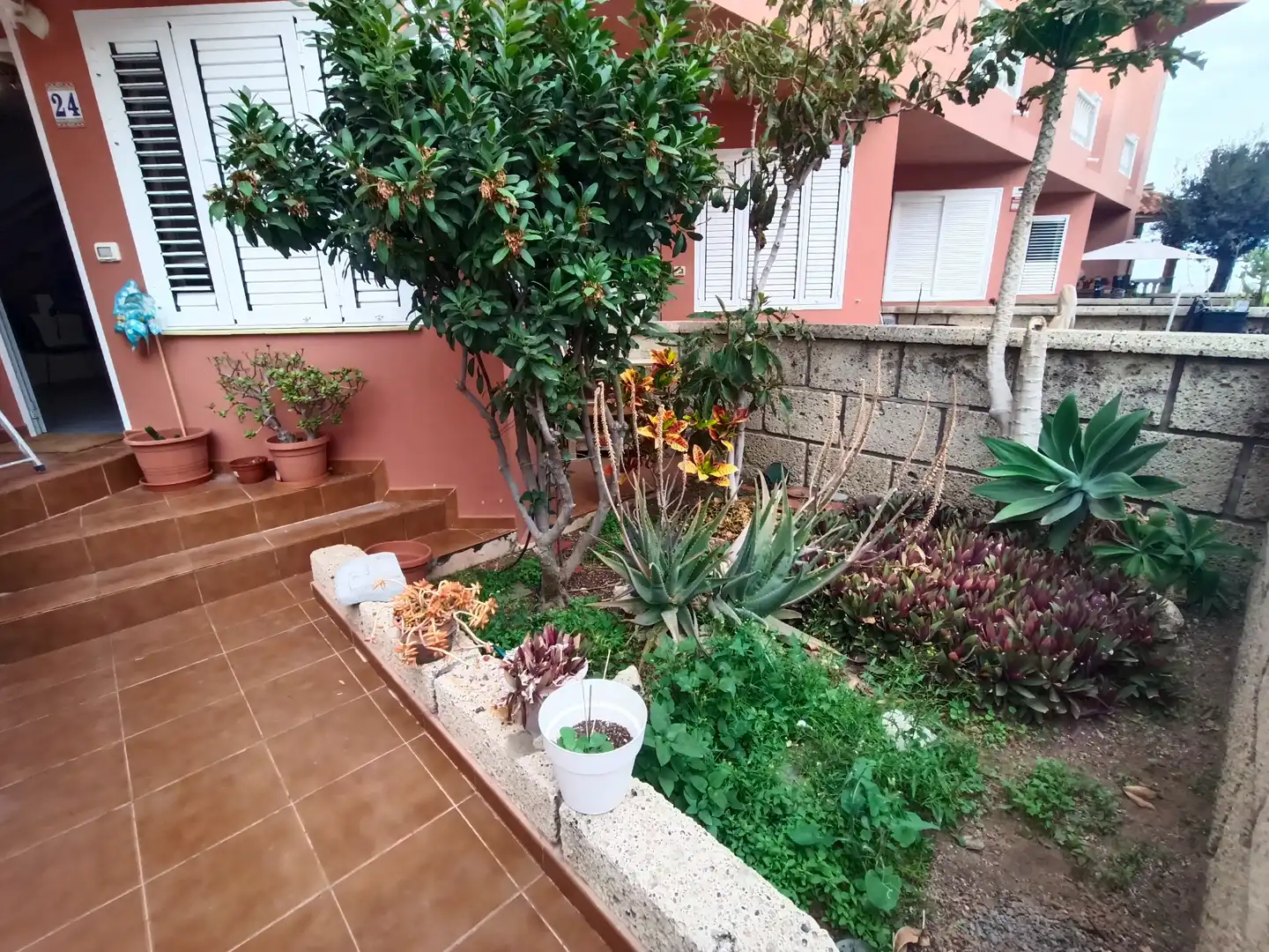 Jardí de Casa adosada en venda en Arico amb Jardí privat, Terrassa i Moblat