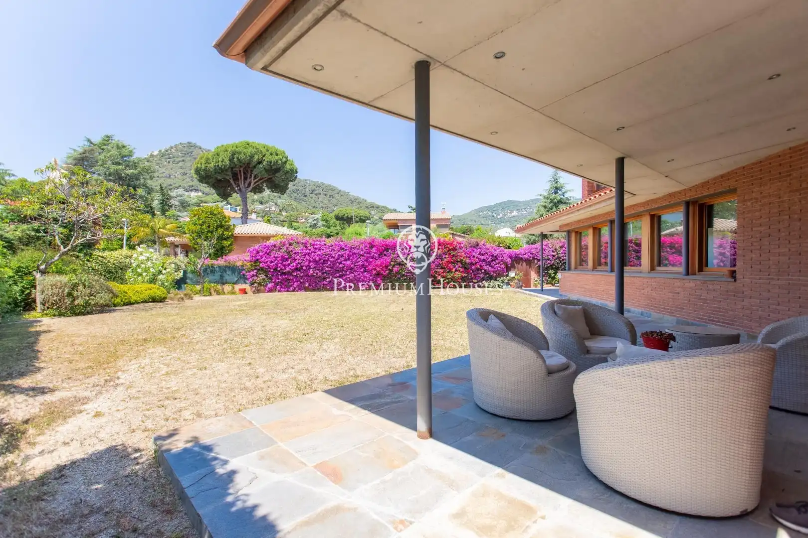 Terrasse von Haus oder Chalet zum Verkauf in Cabrera de Mar mit Klimaanlage, Heizung und Privatgarten
