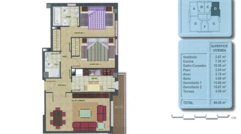 Foto 2 de Pis en venda a Logroño - Residencial Parque Intermodal. Marqués D, Cascajos - Piqueras, La Rioja