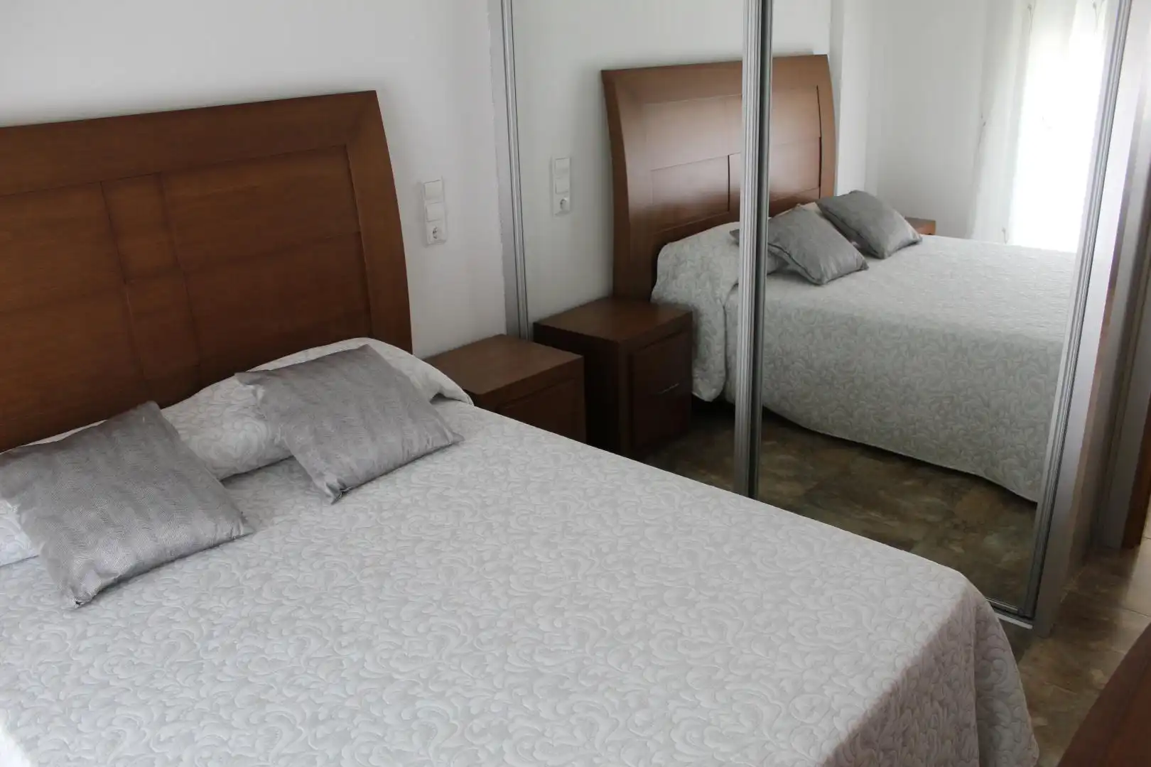 Schlafzimmer von Maisonette zur Miete in Oliva mit Klimaanlage, Terrasse und Möbliert
