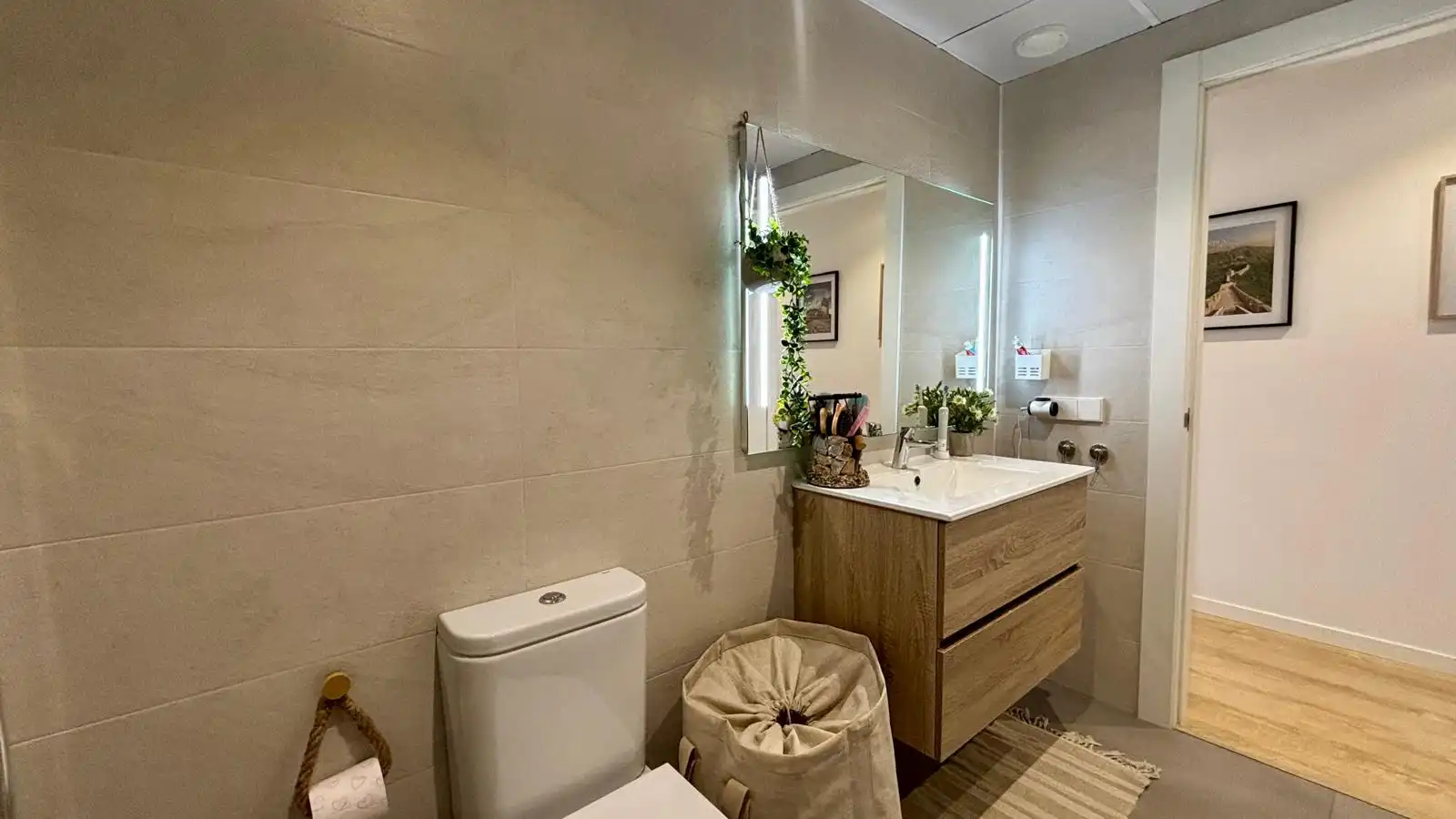 Baño de Casa adosada en venta en Torre-Pacheco con Aire acondicionado, Calefacción y Terraza