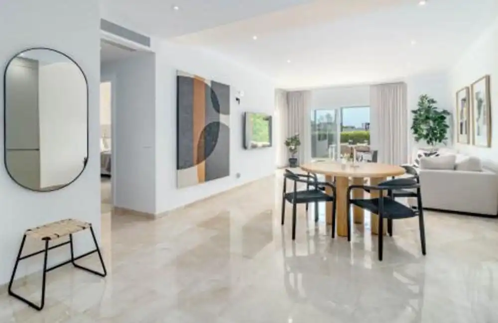 Dining room of Ground floor for rent in Marbella  with Air Conditioner, Private garden and Terrace