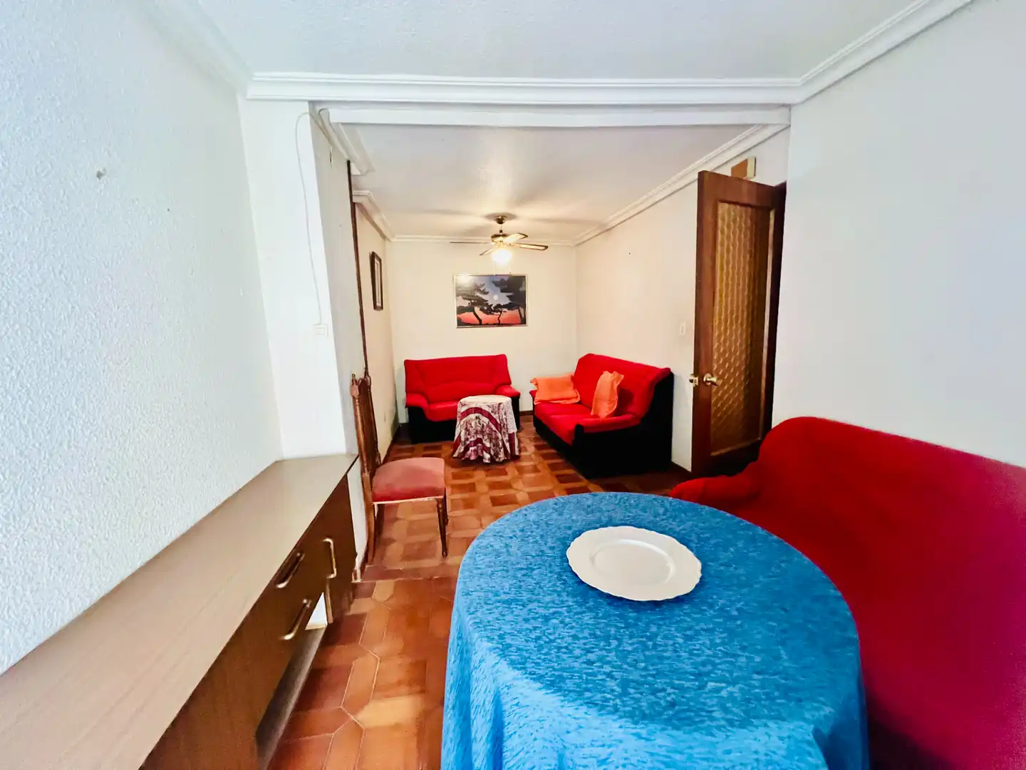 Sala de estar de Casa adosada en venta en Petrer con Terraza