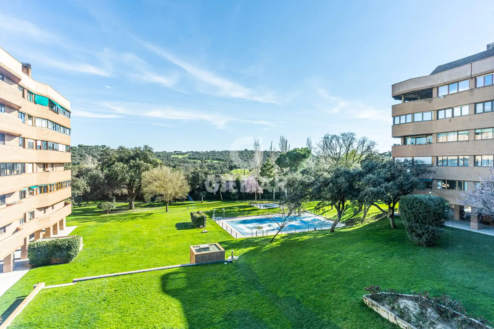 Garden of Flat for sale in Madrid  with Heating, Private garden and Swimming Pool