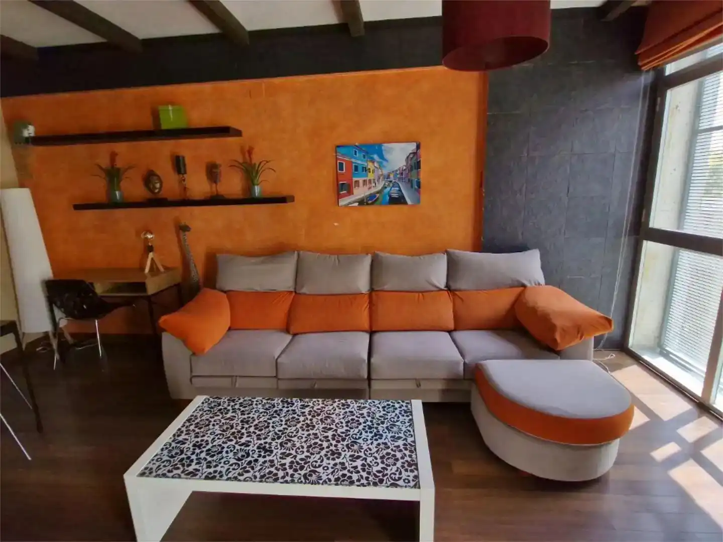 Wohnzimmer von Wohnung zur Miete in  Sevilla Capital mit Klimaanlage