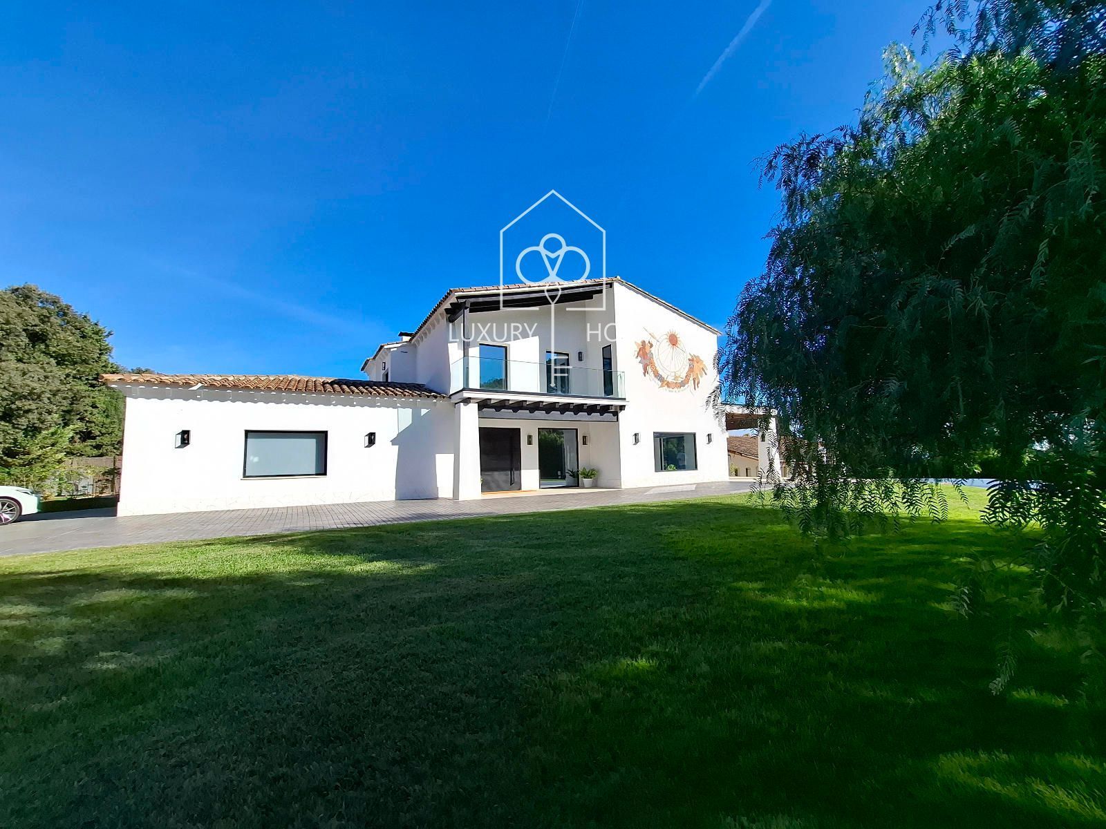 Vista exterior de Casa o xalet en venda en Sant Andreu de Llavaneres amb Aire condicionat, Calefacció i Terrassa