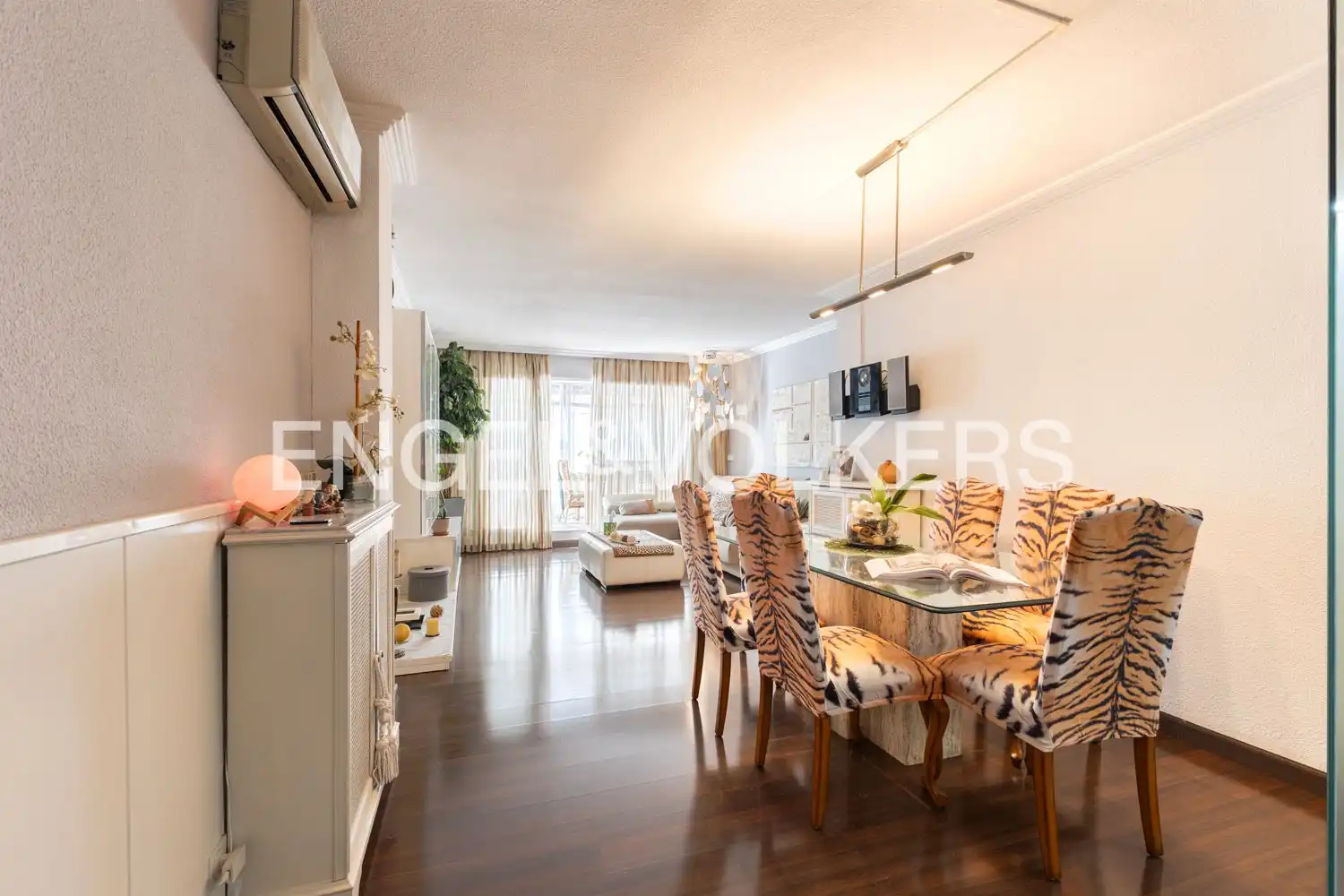 Esszimmer von Wohnung zum Verkauf in Valencia mit Klimaanlage, Heizung und Parkett