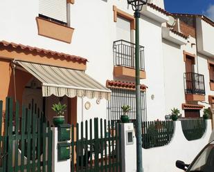 Exterior view of Single-family semi-detached for sale in Málaga Capital  with Air Conditioner, Terrace and Balcony