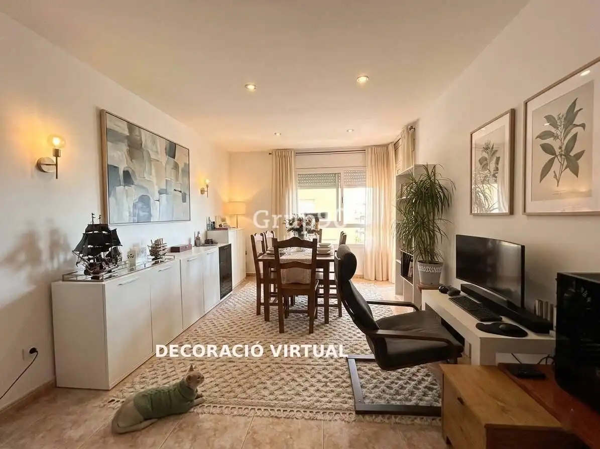 Wohnzimmer von Wohnungen zum Verkauf in Lleida mit Heizung und Balkon