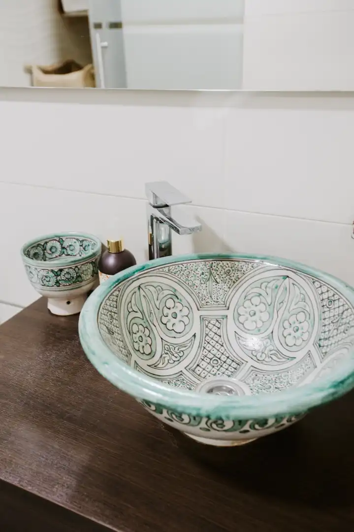 Bathroom of Apartments for rent in Calpe / Calp  with Air Conditioner, Heating and Parquet flooring