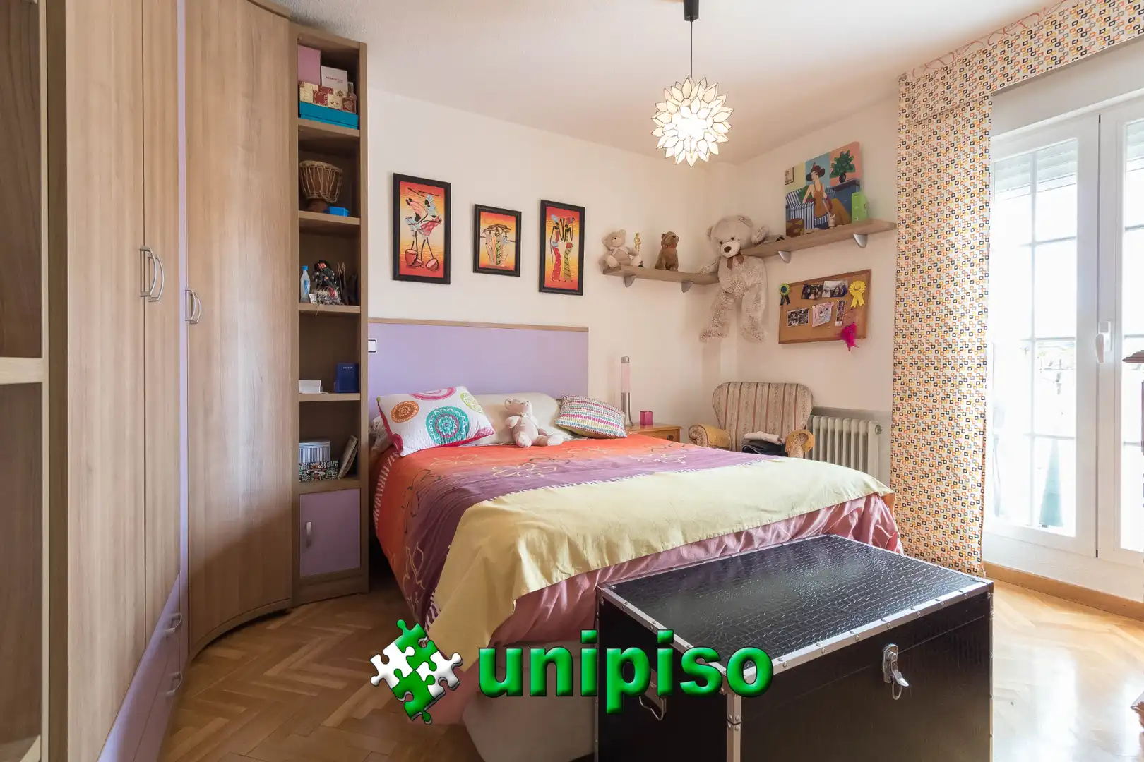 Schlafzimmer von Maisonette zum Verkauf in Leganés mit Klimaanlage, Heizung und Parkett