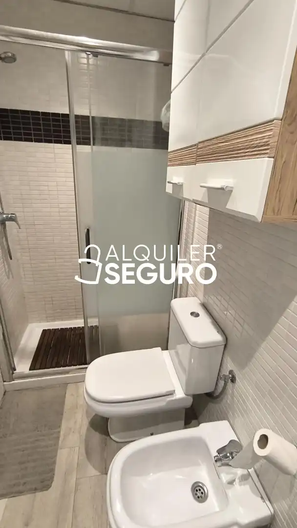Baño de Piso de alquiler en Sevilla con Aire acondicionado y Amueblado