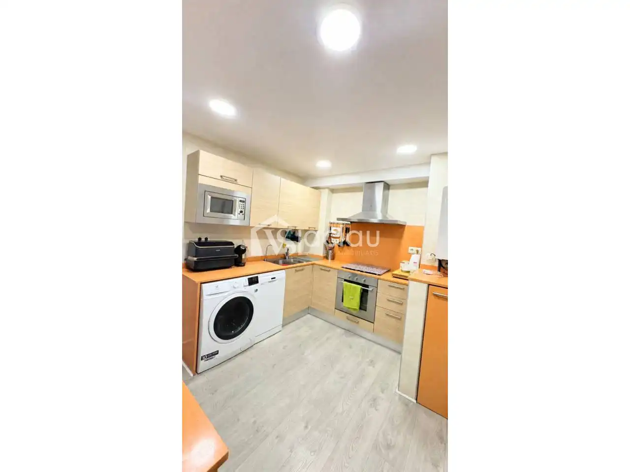 Kitchen of Flat for sale in Esparreguera  with Heating, Parquet flooring and Balcony