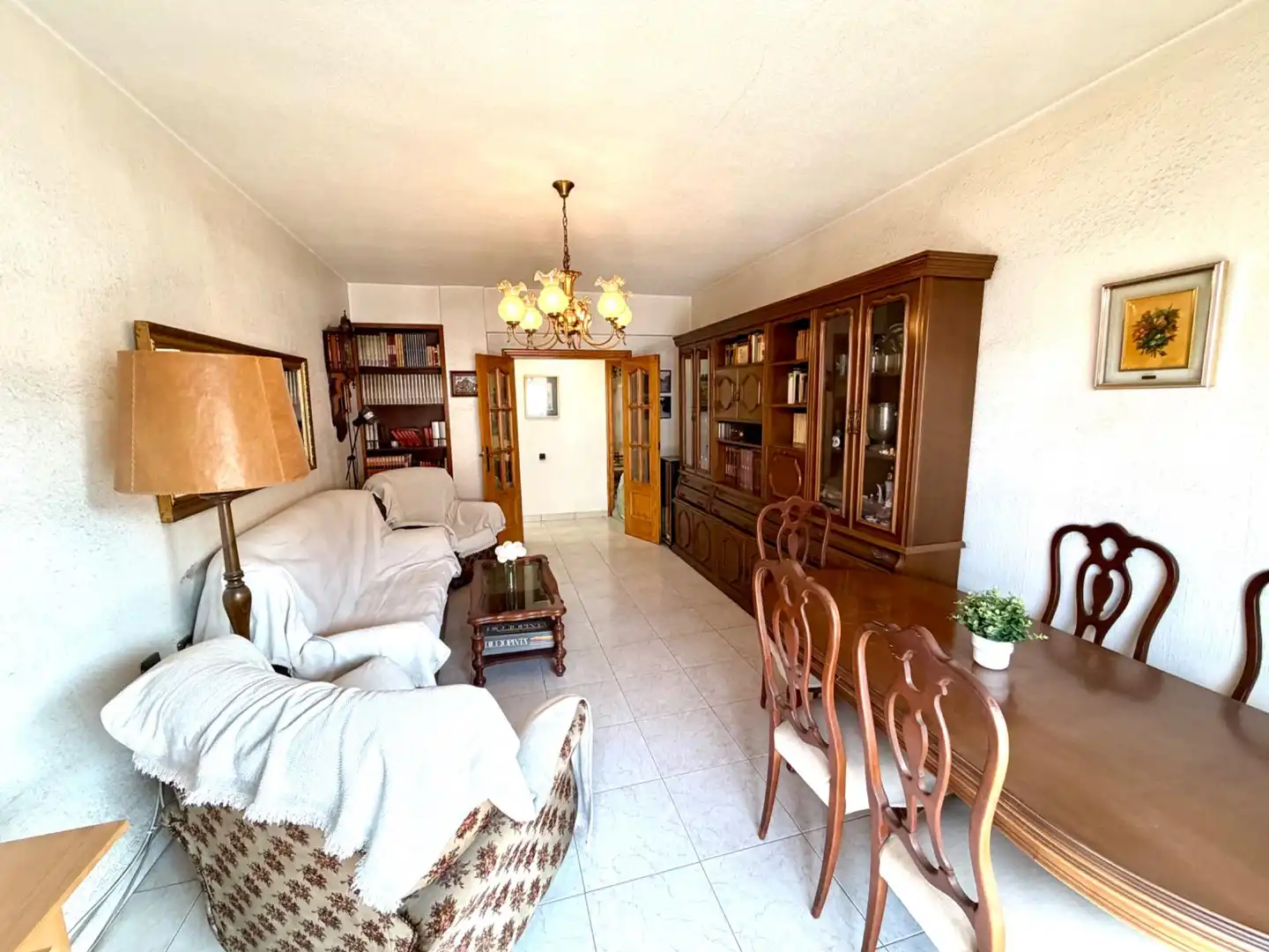 Sala de estar de Piso en venta en  Murcia Capital con Trastero y Balcón
