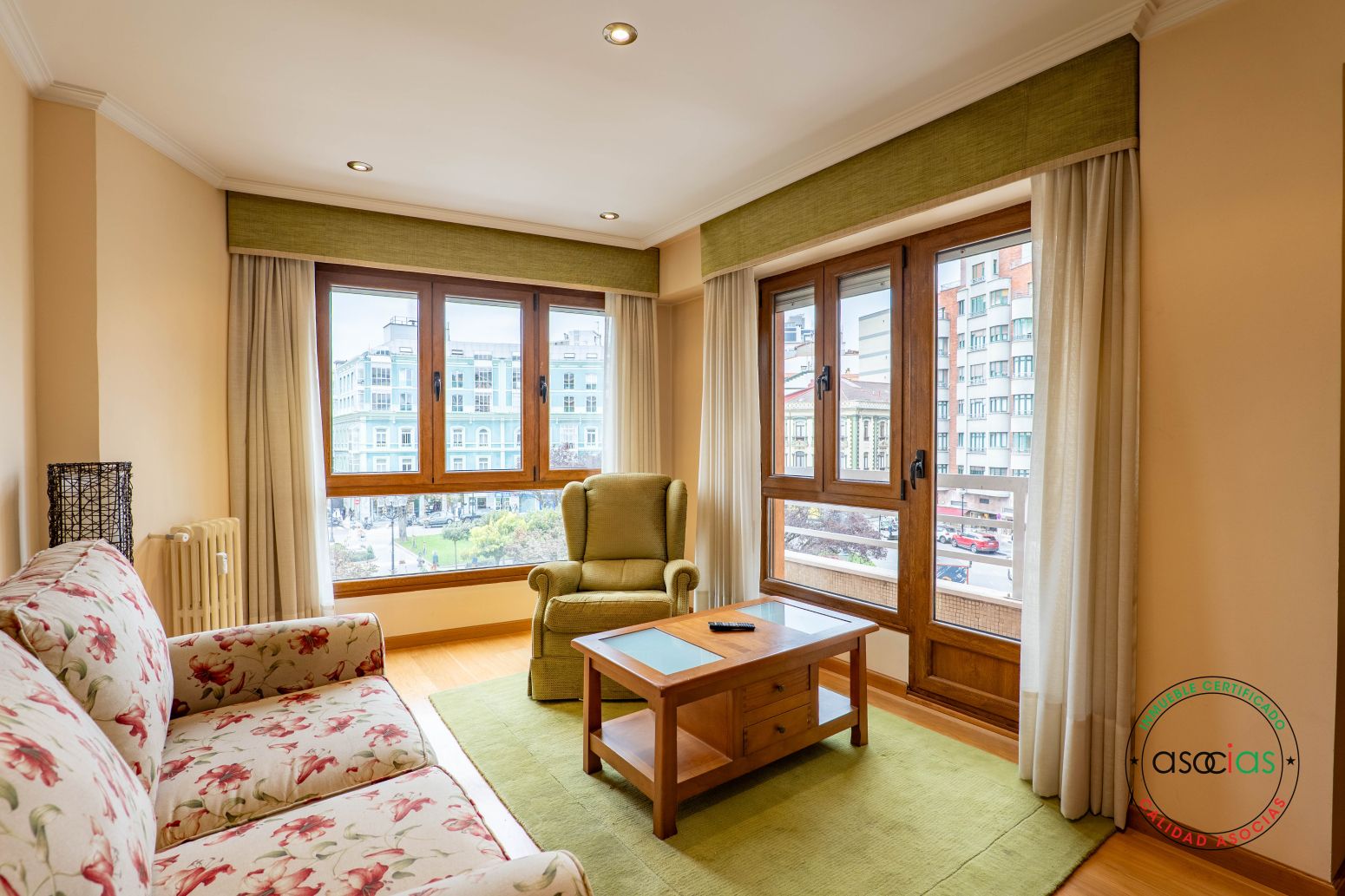 Sala de estar de Piso en venta en Gijón  con Calefacción y Terraza