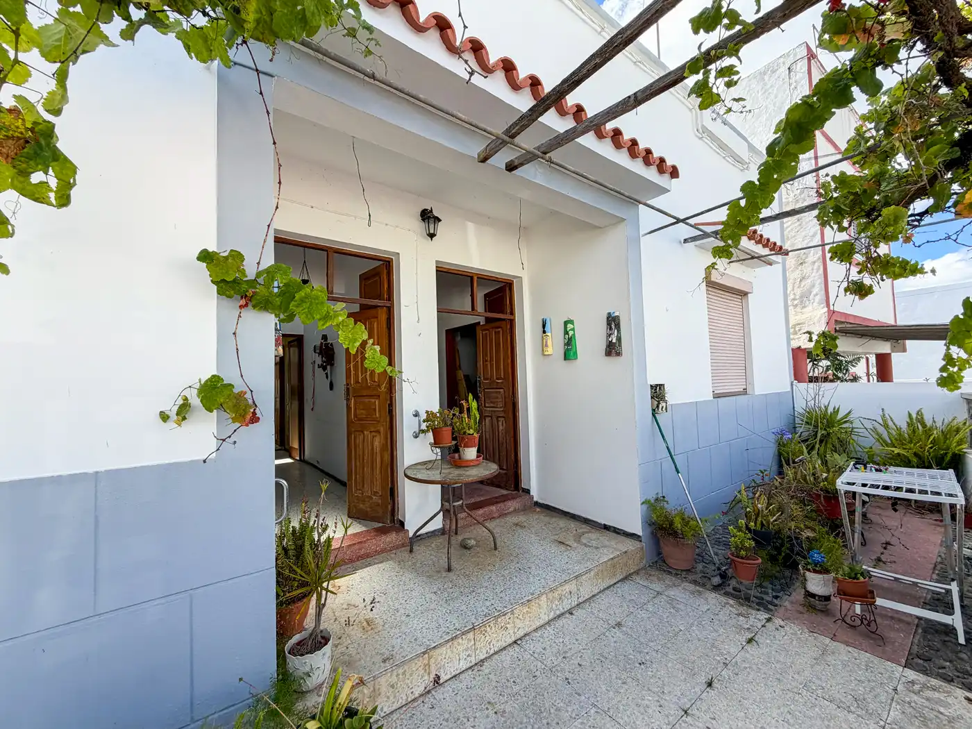 Vista exterior de Casa o chalet en venta en Moya (Las Palmas) con Jardín privado