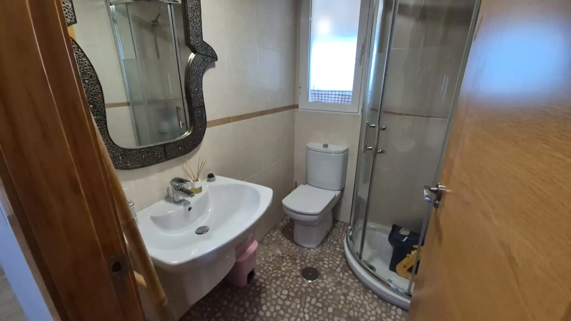 Bany de Casa adosada en venda en Murcia amb Aire condicionat, Jardí privat i Terrassa