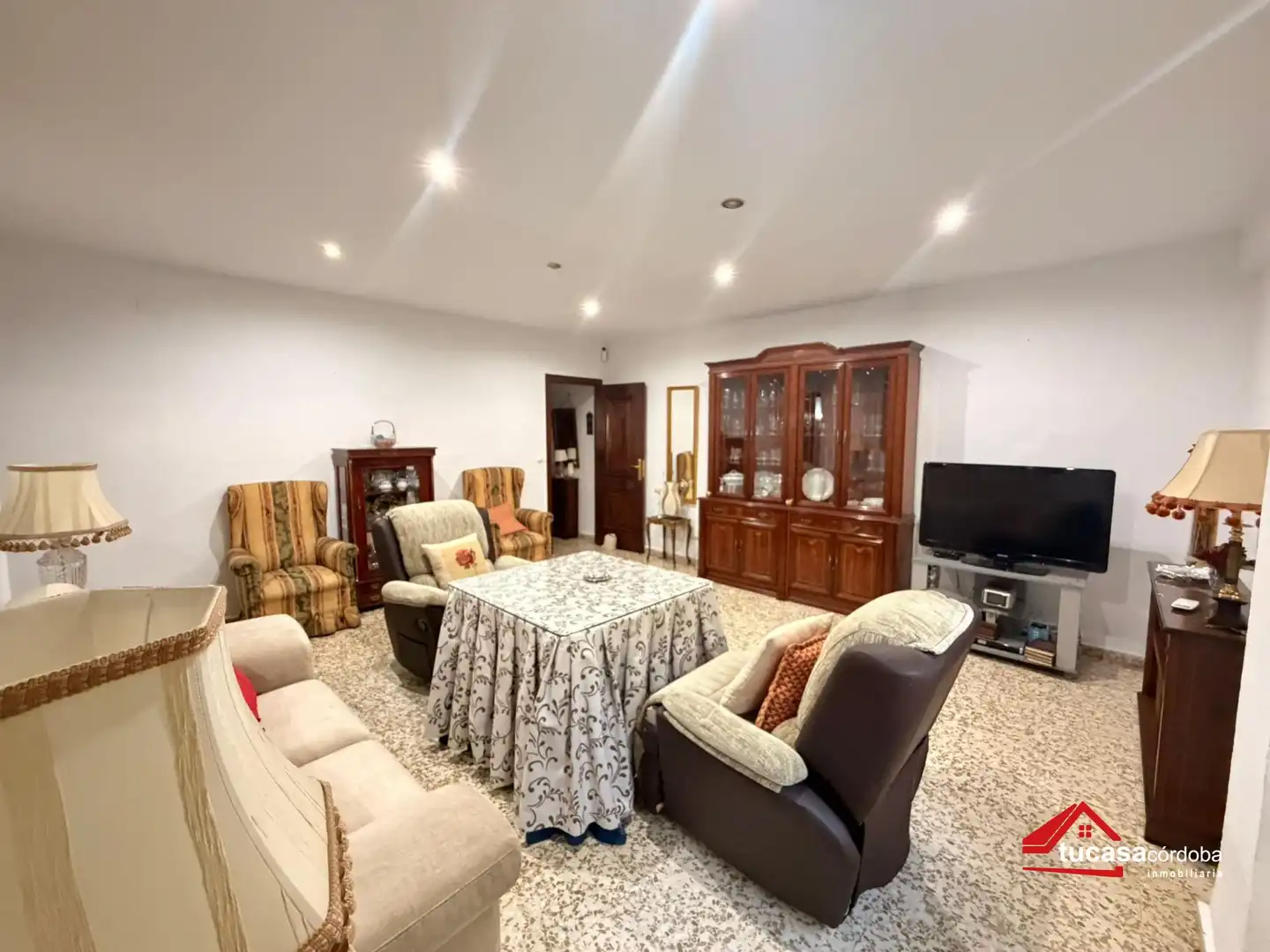 Sala de estar de Piso en venta en Córdoba con Aire acondicionado, Trastero y Amueblado