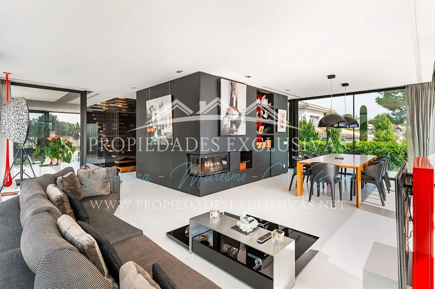 Sala de estar de Casa o chalet en venta en Teià con Aire acondicionado, Calefacción y Terraza